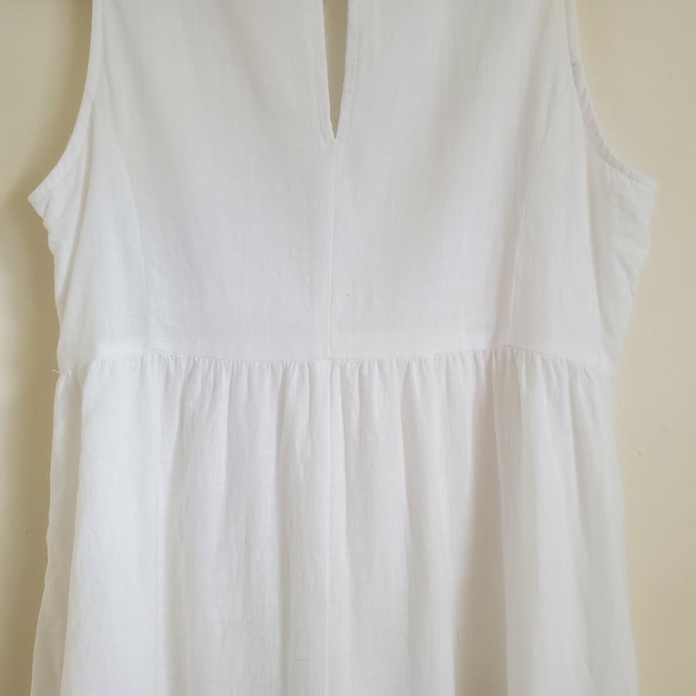 Old Navy White 100% Cotton Trapeze Dress - Picture 9 of 11